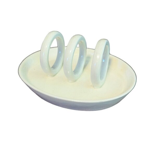 Vintage Wedgwood Etruria England 2AP38 Toast Rack 2 Slice Ceramic Porcelain - Picture 2 of 9